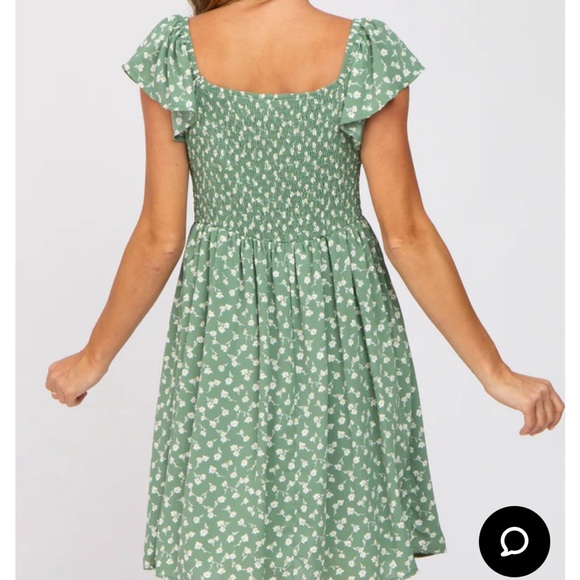 Maternity floral daisy summer dress - Picture 2 of 5